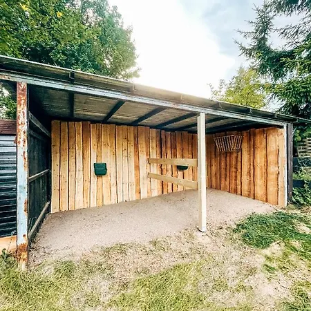 Holzchalet mitten in der Natur gern mit Hund&Pferd * Sangerhausen